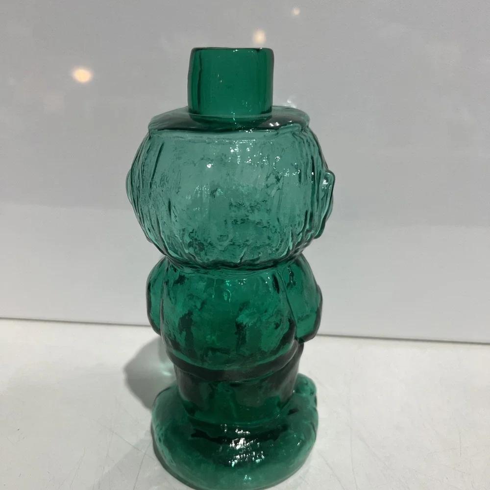 Vtg Tiara Indiana Glass W C FIELDS Teal Color Mountaineer Man 10